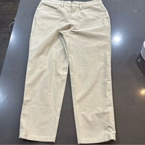 Lululemon ABC Pants Utilitech Crop Men’s 33x26 Tan 5 Pocket Stretch LM5AHOS